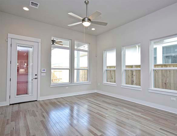Virtual staging example for a residential real estate listing
